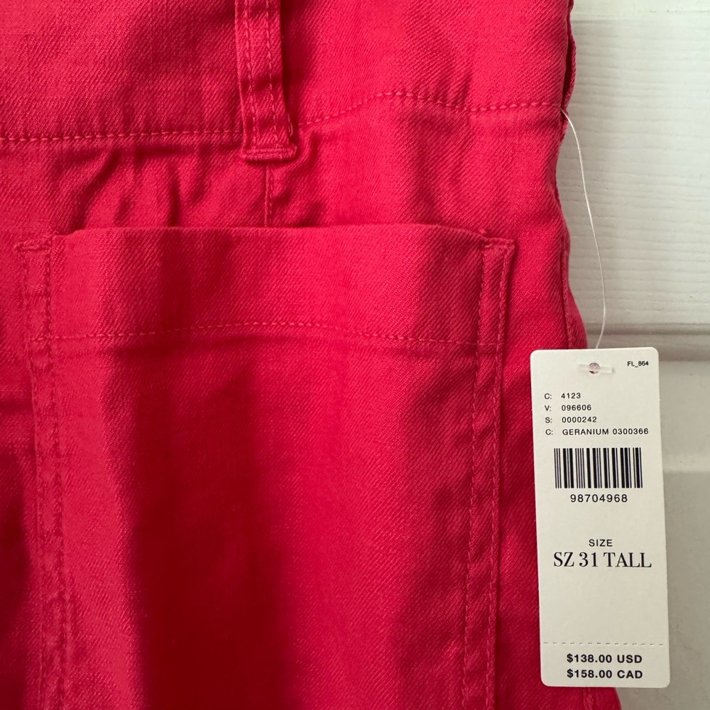 Anthropologie Maeve The Colette Wide-Leg Cropped Linen Pants - Picture 14 of 14